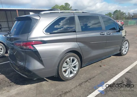 2024 Toyota Sienna Platinum из США, поврежденный, VIN 5TDERKEC2RS185463